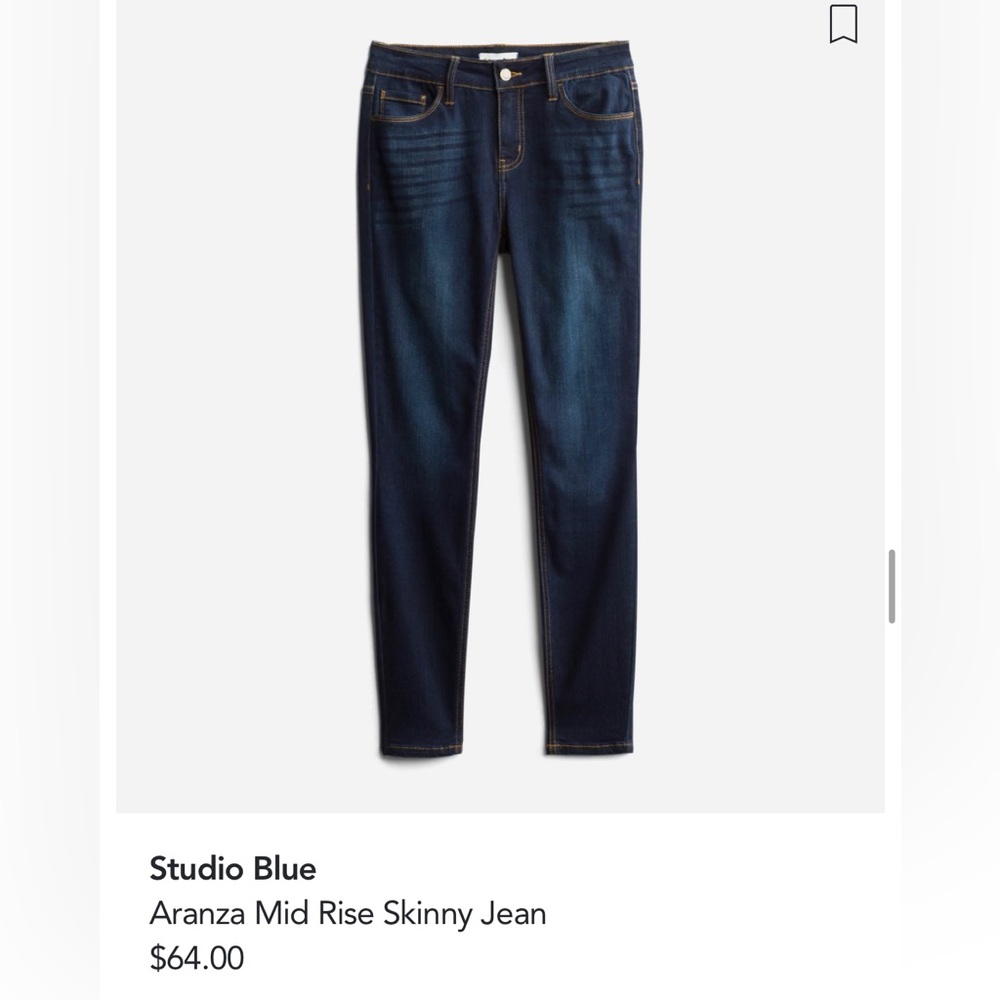 Studio Blue Midrise Skinny Jean